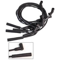 MSD Spark Plug Wires Street Fire 8.0mm Black Straight Boots For For Ford 351W/351M/400/460 Set MSD-5540