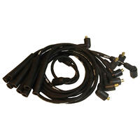 MSD Spark Plug Wires Street Fire 8.0mm Black Straight Boots For For Ford Small/Big Block Set MSD-5542