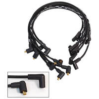 MSD Spark Plug Wires Street Fire 8.0mm Black 90 Degree Boots For Chevrolet For Pontiac Small Block Set MSD-5564