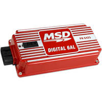 MSD Ignition Box 6AL Digital CD with Rev Limiter Red  MSD-6425