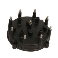 MSD Distributor Cap Male/HEI-Style Black Screw-Down Billet Pro-Billet V8  MSD-74083