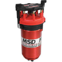 MSD Magneto Pro Mag Lite Generator Only 44 amp Output Clockwise Rotation Billet Aluminium Housing Red  MSD-8130