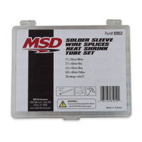 MSD Wiring Connectors Solder Sleeve Wire Splices Butt Connector with Shrink Sleeve Female Center Solder Ring Set of 42 MSD-81952