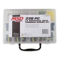 MSD Wiring Connectors Superseal Quick-disconnect Plastic Black Set of 228 MSD-8197MSD