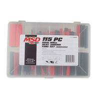 MSD Polyolefin Heat Shrink Tubing Kit Weather Resistant 115-Pieces 3 in. Long Storage Case Kit MSD-8199MSD