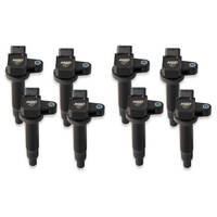 MSD Ignition Coil Blaster Coil Pack Style Square Black For Lexus For For Toyota 4.7L Set of 8 MSD-822183