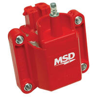 MSD Ignition Coil Dual Connector Red GM Dual Connector Coil  MSD-8226