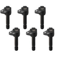 MSD Ignition Coil Blaster Coil Pack Style Black for use on For AcuraÂ® for use on For HondaÂ® V6 Set of 6 MSD-823763