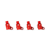 MSD Ignition Coil Blaster Coil-Pack Square Epoxy Red 45 000 V GM Set of 4 MSD-82384