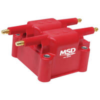 MSD Ignition Coil 1994-2006 For Dodge/For Plymouth/For Chrysler/Eagle/For Mitsubishi/For Jeep 2.0L/2.4L/4.0L Engines Red  MSD-8239