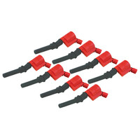 MSD Ignition Coils Blaster Coil Pack Epoxy Red For For Ford For Lincoln 4.6L/5.4L SOHC 2V Set of 8 MSD-82428