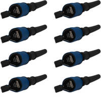 MSD Ignition Coil 1999-2004 For For Ford 4.6L/5.4L 4-Valve Engines Blue Set of 8 MSD-824485