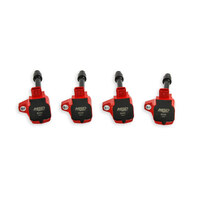 MSD Ignition Coil Blaster Coil Pack Style Red for use on For HondaÂ® L4 Set of 4 MSD-82494