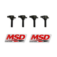 MSD Ignition Coil Blaster Coil Pack Style Black Scion For For Subaru For For Toyota H4 Set of 4 MSD-825443