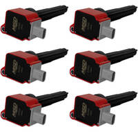 MSD Ignition Coil Direct Replacement Red For For Ford 2.7L Ecoboost Set of 6 MSD-82606