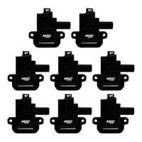 MSD Ignition Coil 1998-2006 GM LS1/LS6 Engines Black Set of 8 MSD-826283