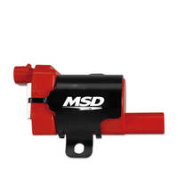 MSD Ignition Coil Blaster LS Series 1999-2007 GM L-Series Truck Engines Red  MSD-8263