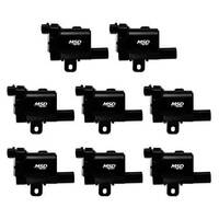 MSD Ignition Coil 1999-2007 GM L-Series Truck Engines Black Set of 8 MSD-826383