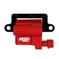 MSD Ignition Coil Blaster LS Series 1999-2007 GM L-Series Truck Engines Red  MSD-8264