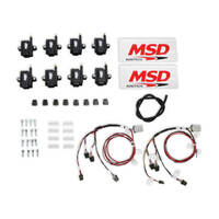 MSD Ignition Coil Smart Coil Coil Pack Epoxy Female/Socket Black Square Kit MSD-82893-KIT