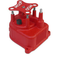 MSD Distributor Cap Male/HEI-Style Red Screw-Down for use on For HondaÂ® For AcuraÂ® 1.5 1.6 2.0 2.2 2.3L Set MSD-82922