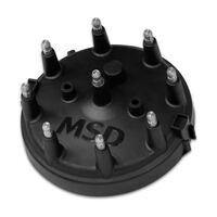 MSD Distributor Cap Male/HEI-Style Black Clamp-Down For For Ford/ Pro-Billet V8  MSD-84083