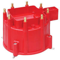 MSD Distributor Cap Male/HEI-Style Red Clamp-Down GM V8  MSD-8411