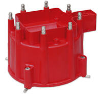 MSD Distributor Cap Extreme Male/HEI-Style Red Clamp-Down Pro-Billet GM V8  MSD-84111