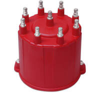 MSD Distributor Cap Male/HEI-Style Red Screw-Down GM V8  MSD-8426