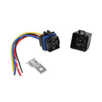 MSD Relay Wire Harness 12V 30/40 Amp Relay 5 pin Bracket 7.00 in. Wiring Harness  MSD-89611