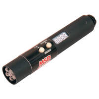 MSD Shift Light Digital LED Red 3/4 in. x 4 in. Long Externally Programmable 4 Shift Points  MSD-8963