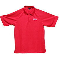 MSD Polo Shirt Short Sleeve Racing Polyster Coolplus Wicking Medium Red  MSD-95111