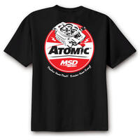 MSD T-Shirt Short Sleeve Atomic Cotton Medium Black  MSD-95115