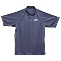 MSD Polo Shirt Short Sleeve Racing Polyster Coolplus Wicking Large Charcoal  MSD-9512