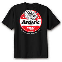 MSD T-Shirt Short Sleeve Atomic Cotton XL Black  MSD-95135