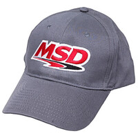 MSD Hat Ball Cap Gray Logo Adjustable Backstrap One Size Fits All  MSD-9519