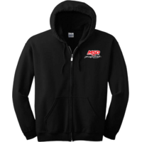 MSD Hoodie Zipped Logo 2XL Black  MSD-95249