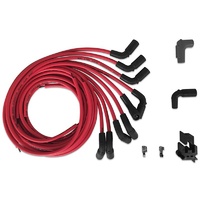 MSD Spark Plug Lead Set 8.5mm Red Chevy LT1 90° Boot MSD32139