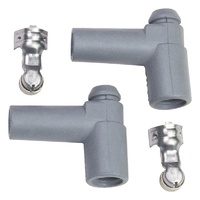 MSD Replacement Boots and Terminals Silicone Grey 90° HEI Distributor Boots