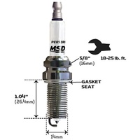 MSD Iridium Spark Plug 9IR5Y Resistor Type with Projected Tip MSD3730