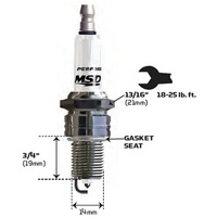 MSD Iridium Spark Plug 11IR4Y Resistor Type with Projected Tip MSD3731