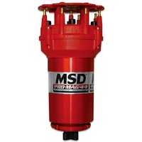 MSD Pro Mag 44 AMP Magneto With 5" Pro Cap Red Finish Band CCW Rotation