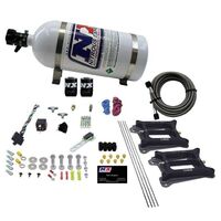 Nitrous Express Nitrous System Dual / 4150 / Gas 50 - 100 - 150 - 200 - 250 - 300Hp 10Lb Bottle