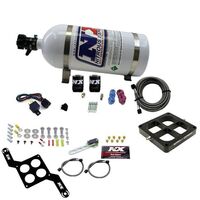 Nitrous Express Nitrous System Dominator Single Entry Billet Crossbar Stage 6 (50-300Hp) W/10Lb Bottle