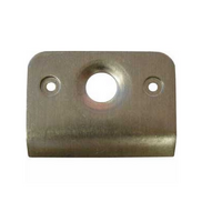 Dzus Fastener Weld Plate 45° .090" Thick Aluminium Suit 7/16" Fastener For 1-3/8" Spring (Each)