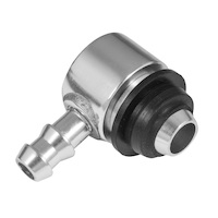 Proflow Brake Booster Check Valve Aluminium Clear Anodised 5/16in. Hose Barb PFE350-01