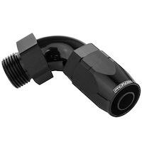 Proflow 90 Degree Fitting Hose End -12AN Orb Male To -12AN Black PFE549-12-12BK
