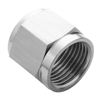 Proflow Aluminium Tube Nut AN8 For 1/2in. Tube, Silver