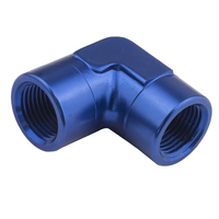 Proflow 90 Degree Coupler Female - Female Elbow 3/8in. NPT Blue PFE913-06