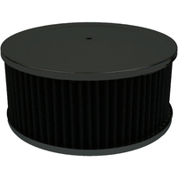 Proflow Air Filter Assembly Round 9in. x 2in. Black PFEAF-6230051BKK